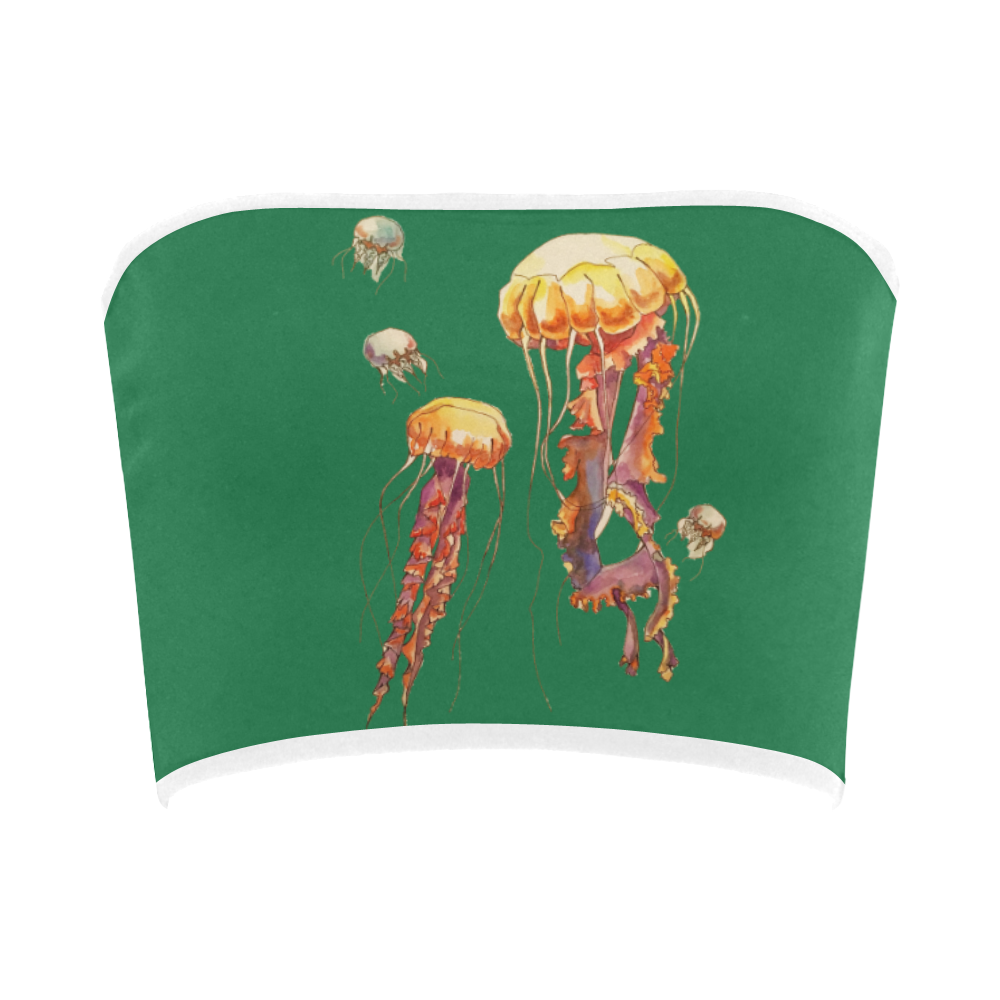 world of jellyfish Bandeau Top