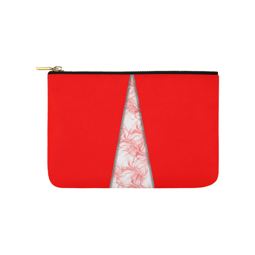 Smoke Red Flames Carry-All Pouch 9.5''x6''