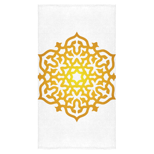 New in shop : Luxury designers towel edition / mandala yellow with white edition 2016. Authentic art Bath Towel 30"x56"
