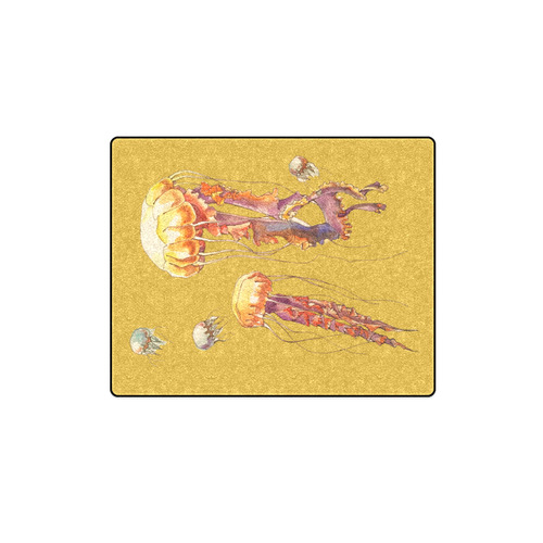 world of jellyfish Blanket 40"x50"