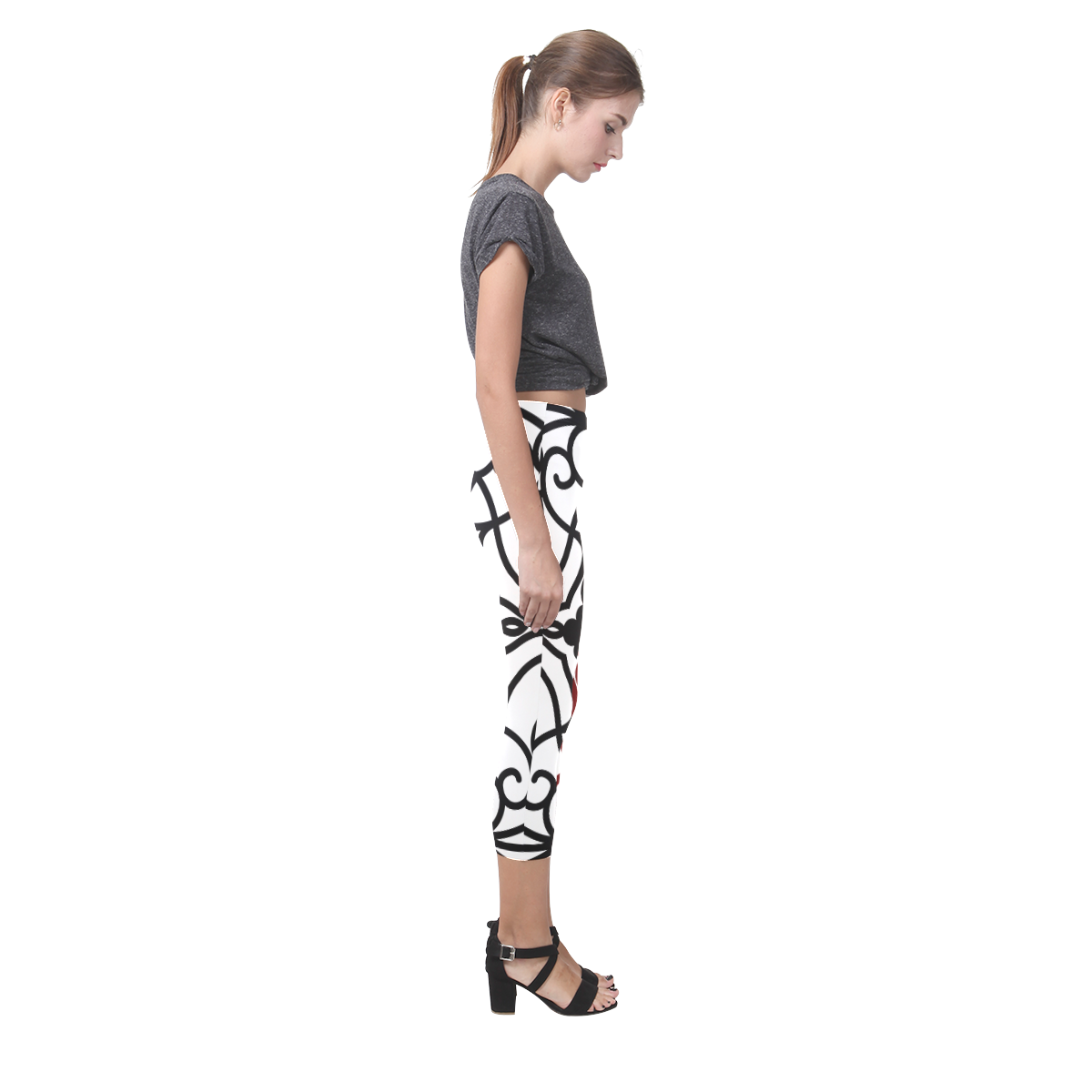 New in shop : Original designers leggings Capri Legging (Model L02)