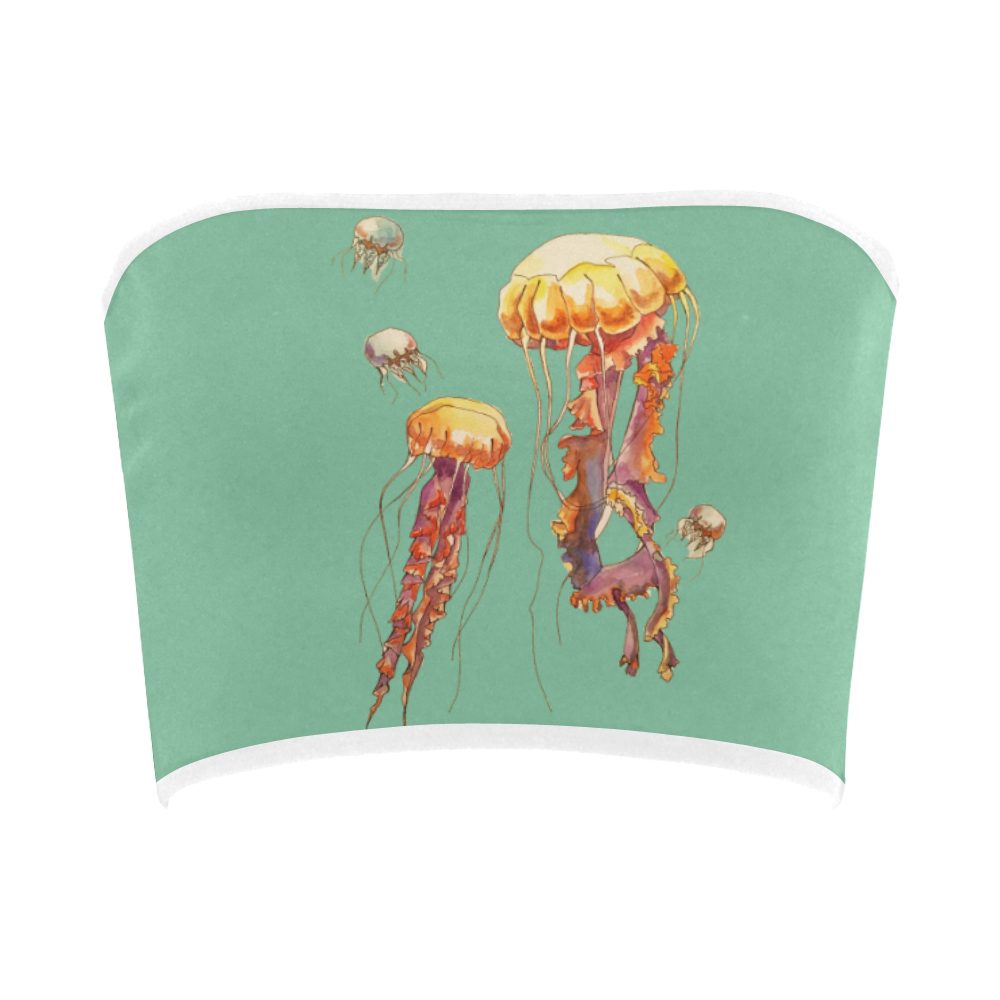 world of jellyfish Bandeau Top