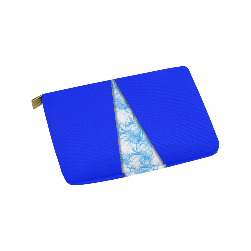 Smoke Blue Flames Carry-All Pouch 9.5''x6''