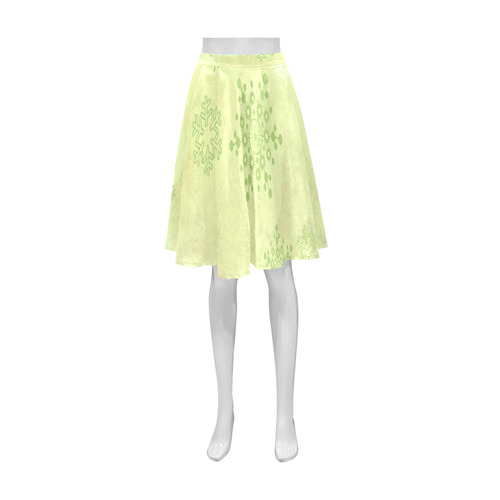 Winter bokeh, soft Athena Women's Short Skirt (Model D15)