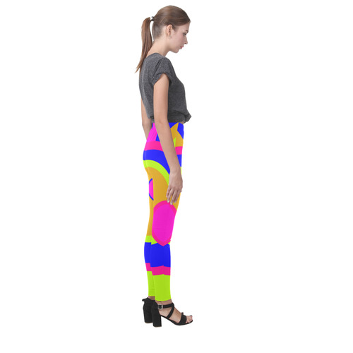 Coloured Circles Cassandra Women's Leggings (Model L01)