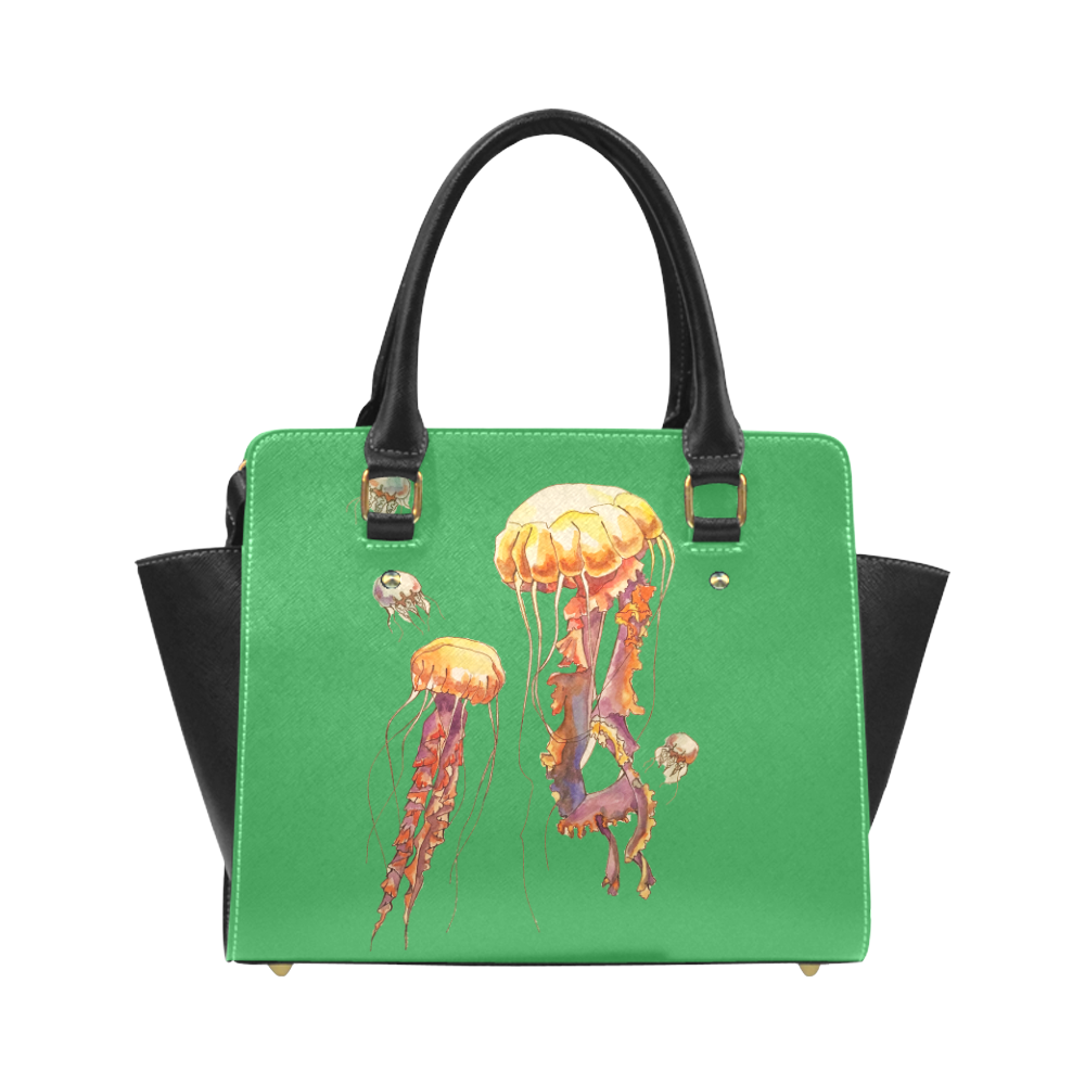 world of jellyfish Classic Shoulder Handbag (Model 1653)