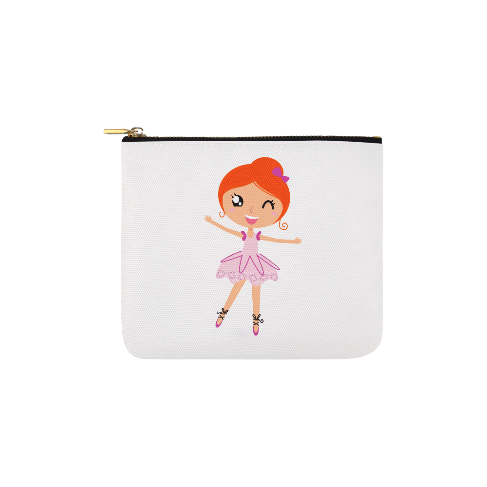 New in shop : Designers original bag with hand-drawn Girl. New illustration available in Shop Carry-All Pouch 6''x5''