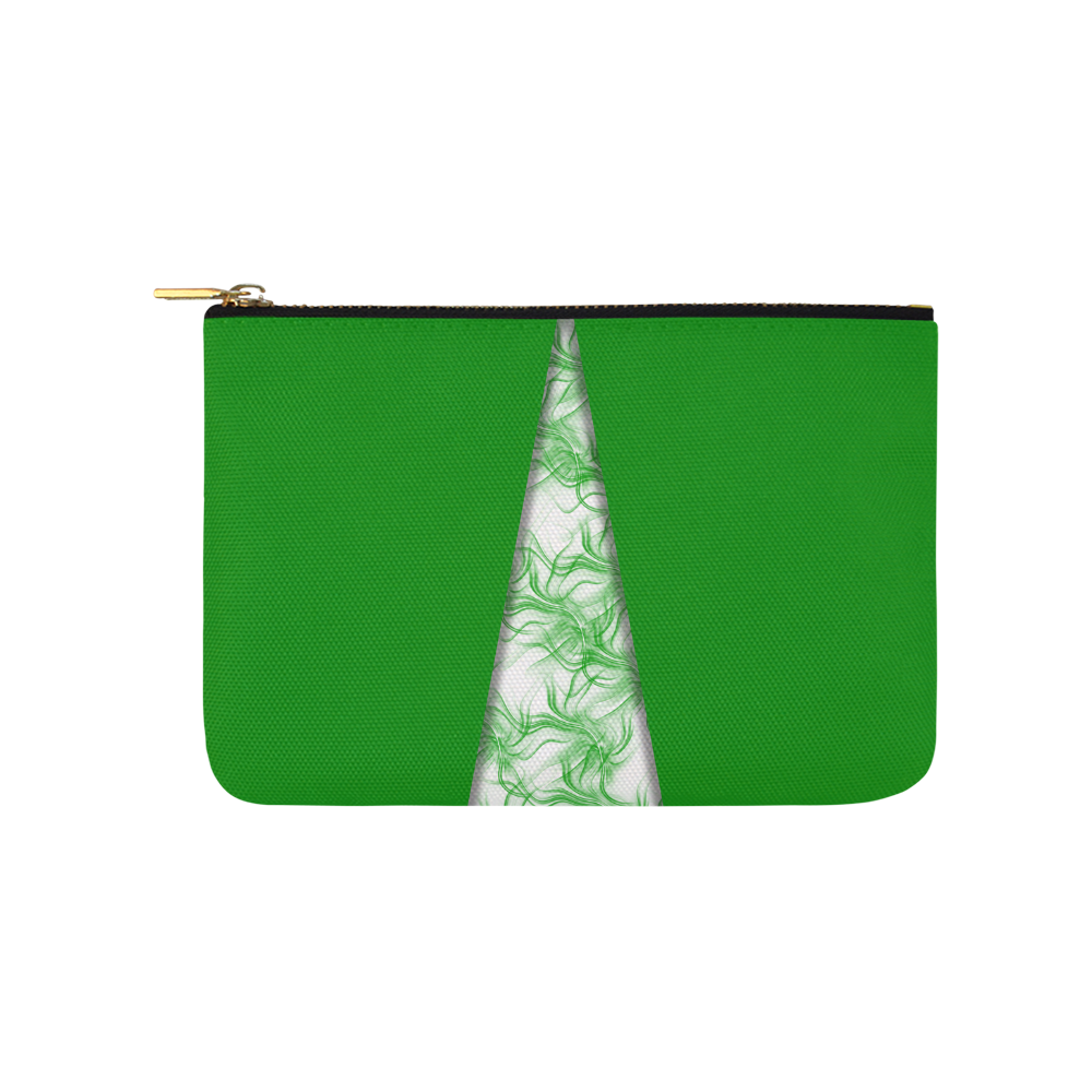 Smoke Green Flames Carry-All Pouch 9.5''x6''