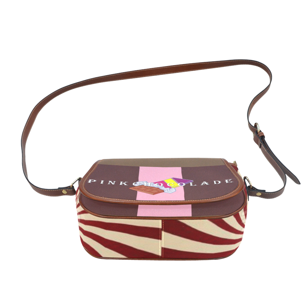 Chocolade Swirl Saddle Bag/Large (Model 1649)