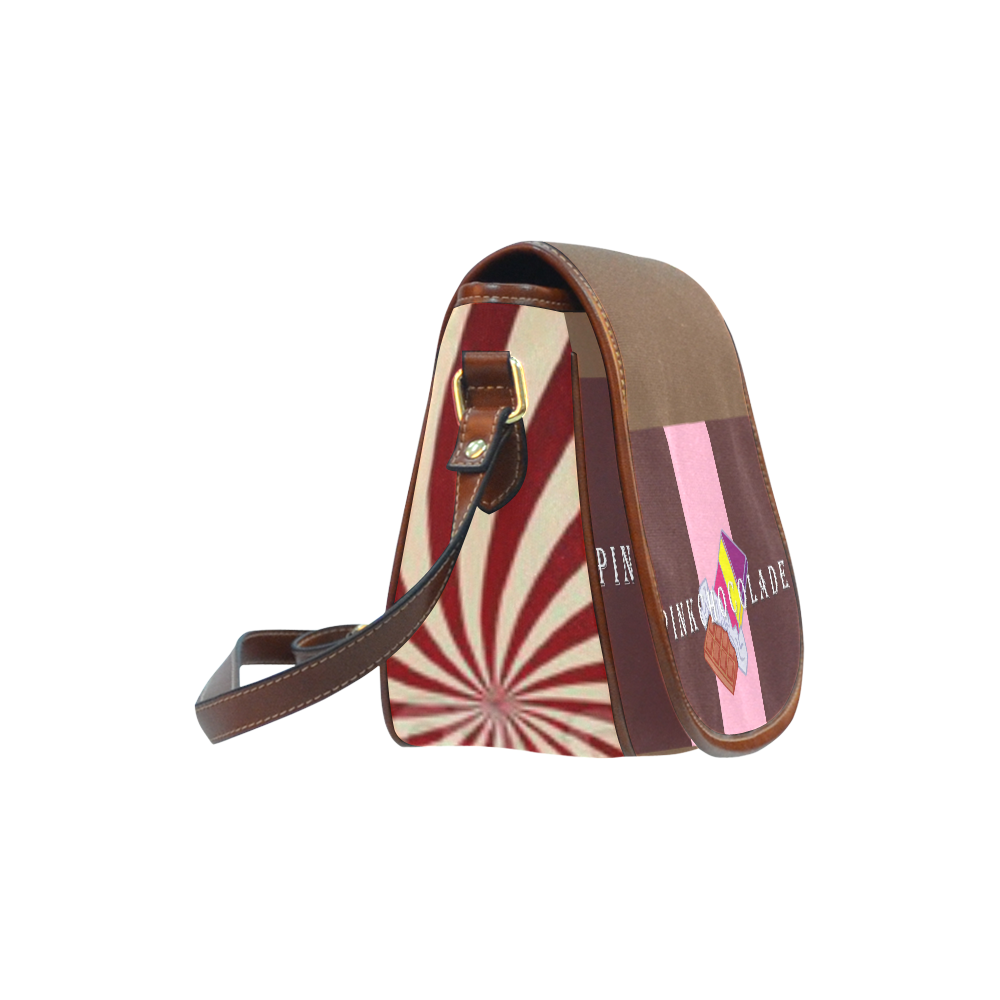 Chocolade Swirl Saddle Bag/Large (Model 1649)