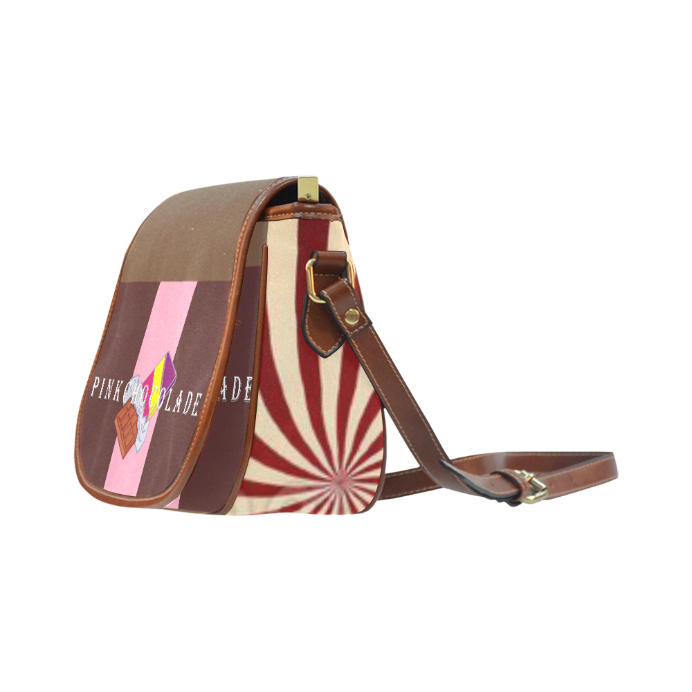 Chocolade Swirl Saddle Bag/Large (Model 1649)