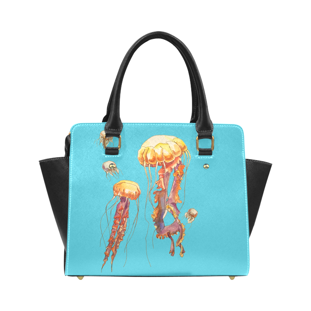 world of jellyfish Classic Shoulder Handbag (Model 1653)