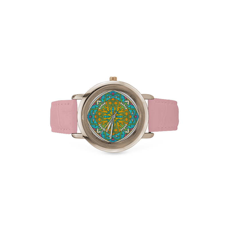 Enjoy Art! Minimal design, fresh look. New watches are in our design atelier. Women's Rose Gold Leather Strap Watch(Model 201)