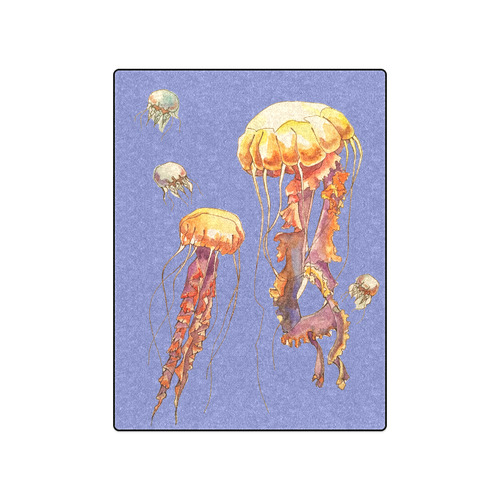 world of jellyfish Blanket 50"x60"