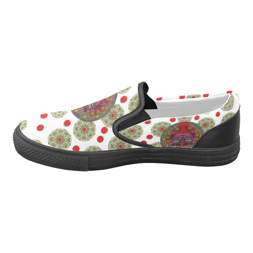 Boys in the wooden star forest Slip-on Canvas Shoes for Men/Large Size (Model 019)
