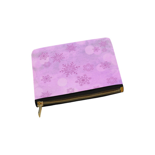 Winter bokeh, pink Carry-All Pouch 6''x5''