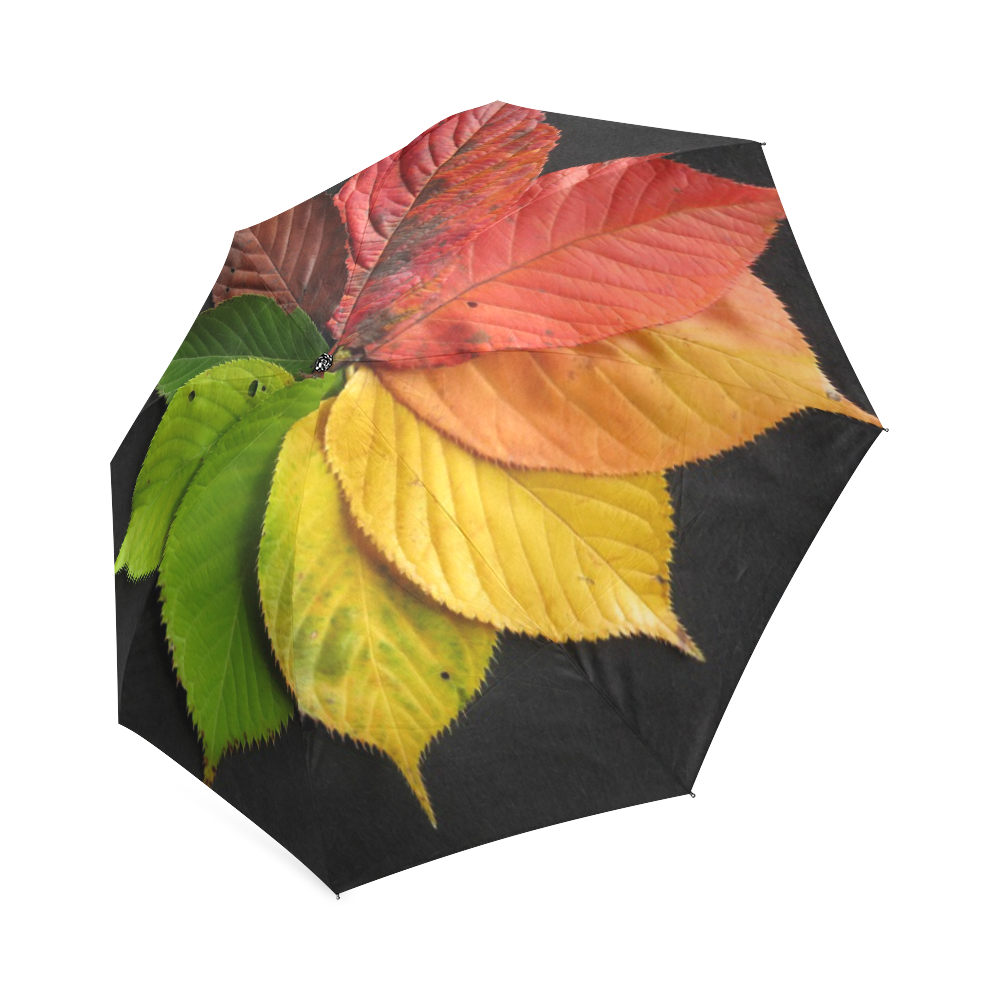 Autumn Leaves Foldable Umbrella (Model U01)