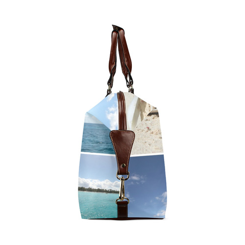 Isla Saona Caribbean Photo Collage Classic Travel Bag (Model 1643) Remake