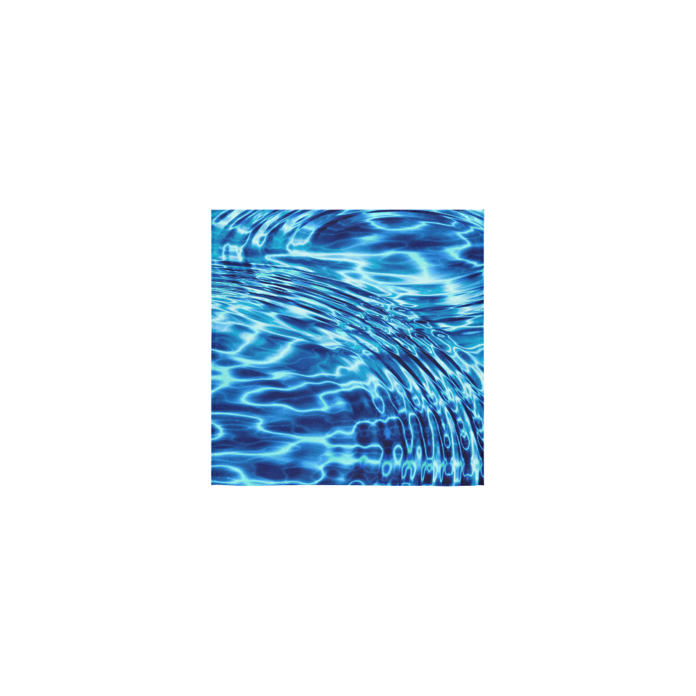 Blue Waves Square Towel 13“x13”