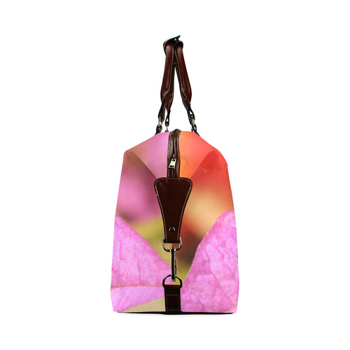 Pink Bougainvillea Classic Travel Bag (Model 1643) Remake