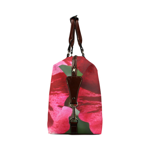 Pink Rose Classic Travel Bag (Model 1643) Remake