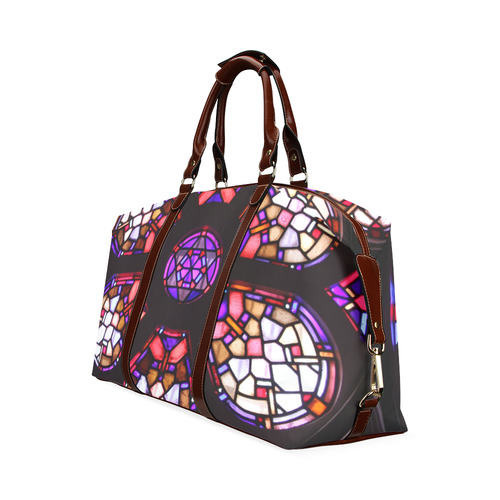 Purple Rosary Window Mandala Classic Travel Bag (Model 1643) Remake