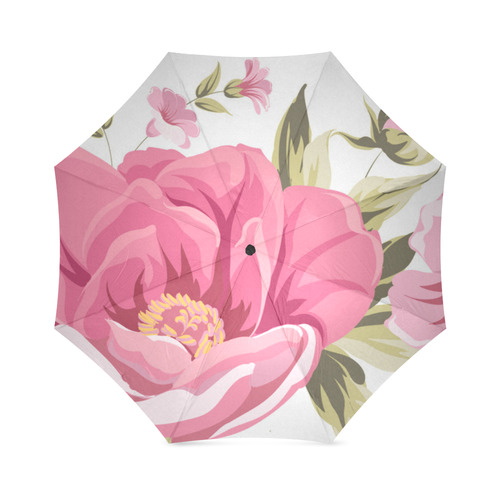 Berry Picking Pink Foldable Umbrella