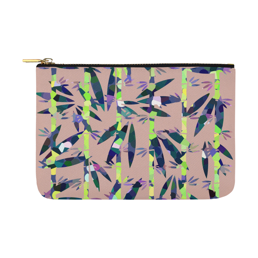 Bamboo Leaves Carry-All Pouch 12.5''x8.5''