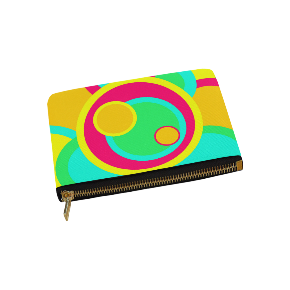 Vivid Circles Carry-All Pouch 9.5''x6''