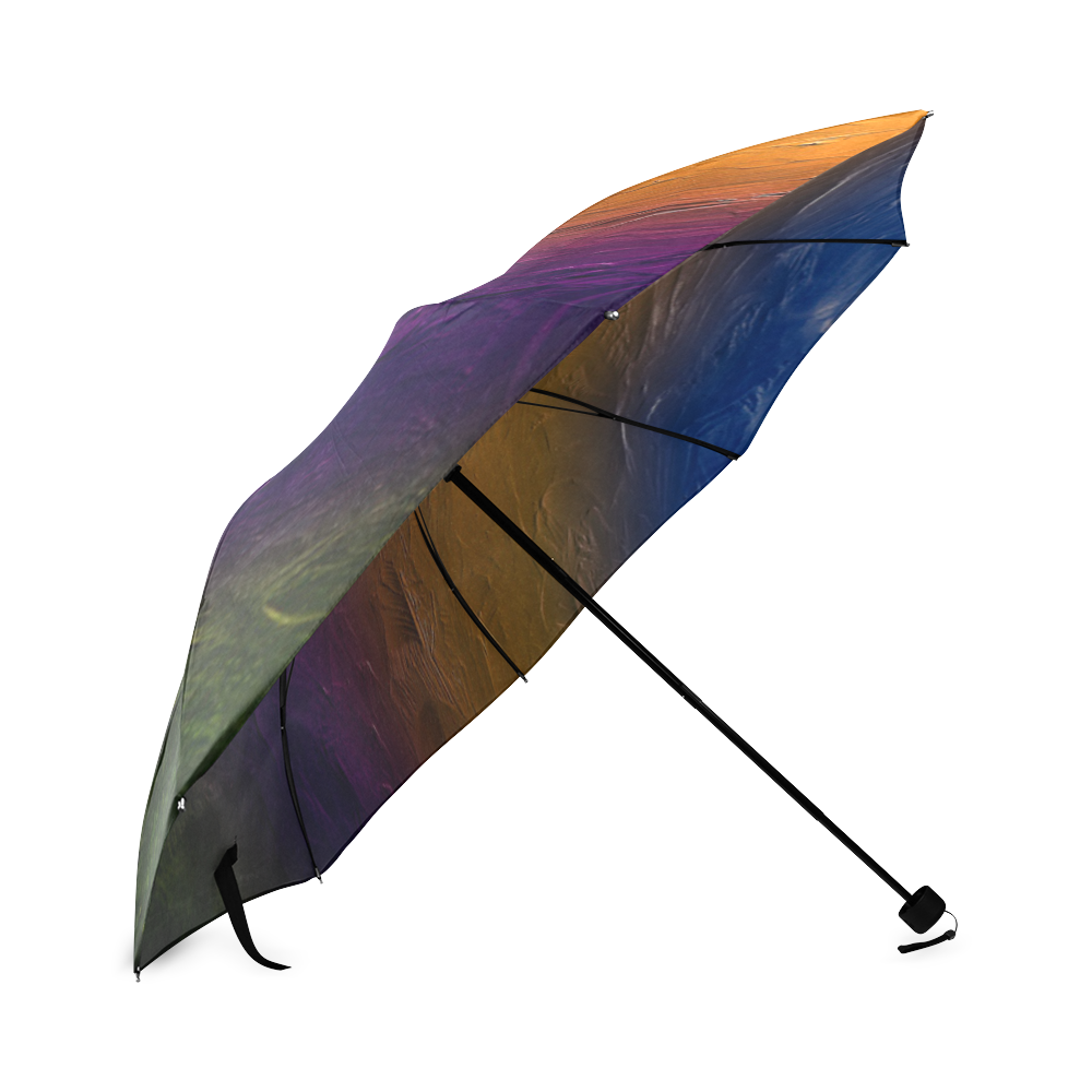 Beautiful Gradient Painters Palette Foldable Umbrella (Model U01)
