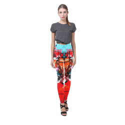 New World by Artdream Cassandra Women's Leggings (Model L01)
