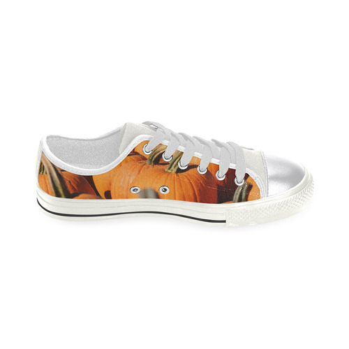 Pumpkin Patch Canvas Women's Shoes/Large Size (Model 018)