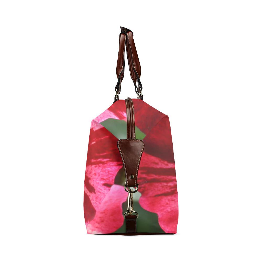 Pink Rose Classic Travel Bag (Model 1643) Remake