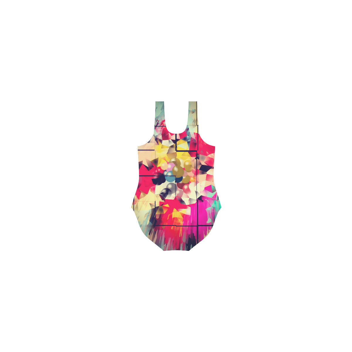 New World by Artdream Vest One Piece Swimsuit (Model S04)
