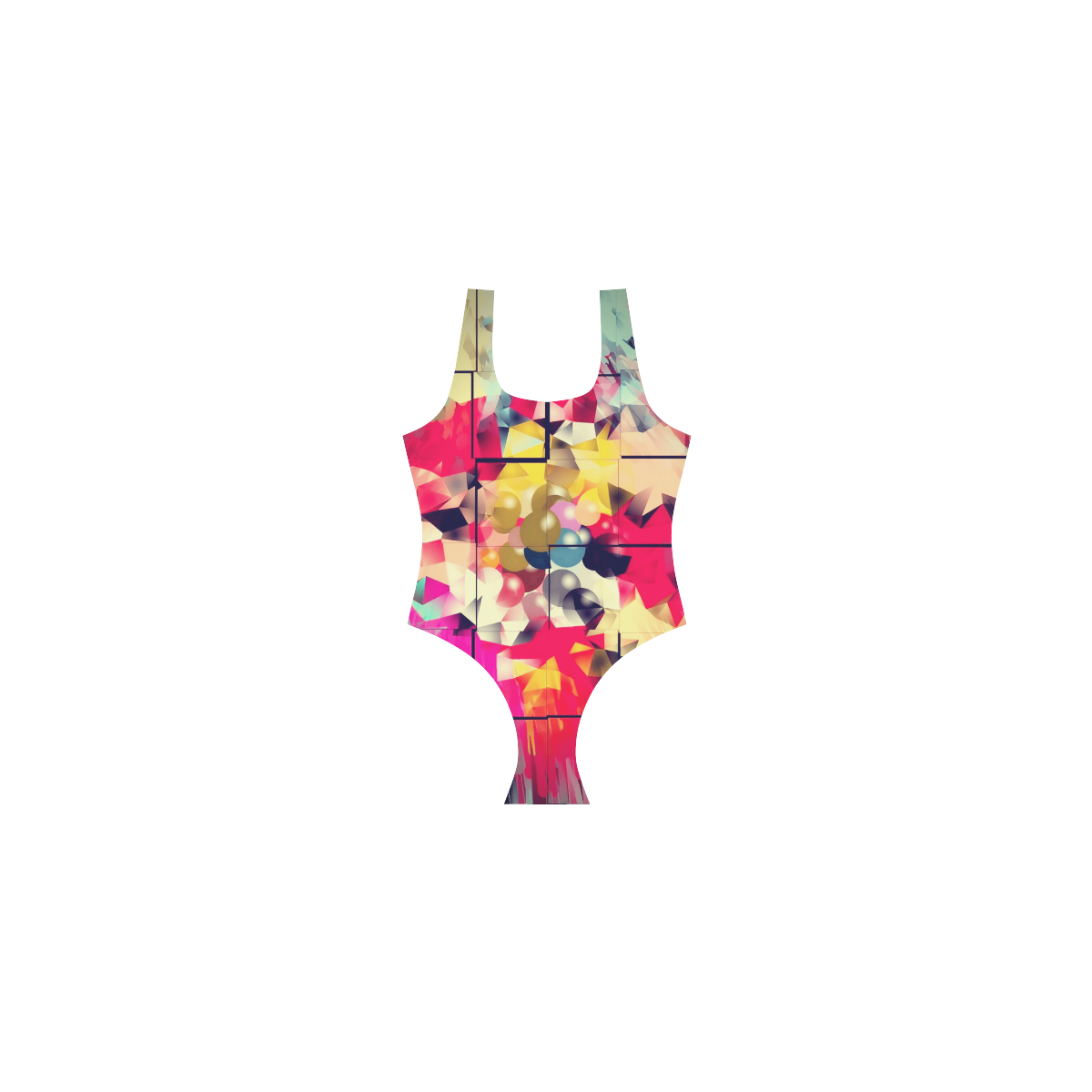 New World by Artdream Vest One Piece Swimsuit (Model S04)