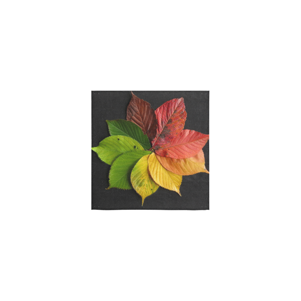 Autumn Leaves Square Towel 13“x13”