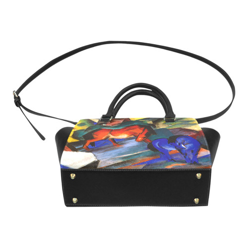 Red and Blue Horse by Franz Marc Classic Shoulder Handbag (Model 1653)