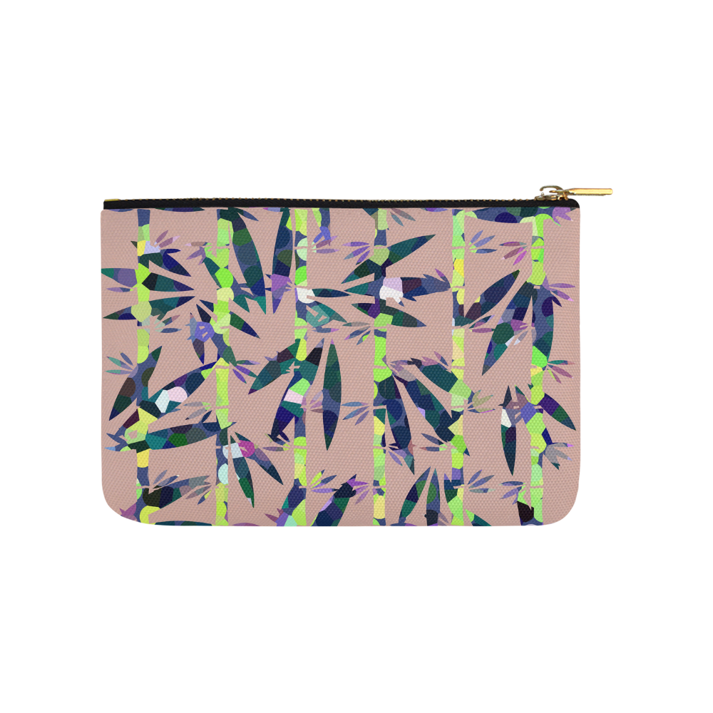Bamboo Leaves Carry-All Pouch 9.5''x6''