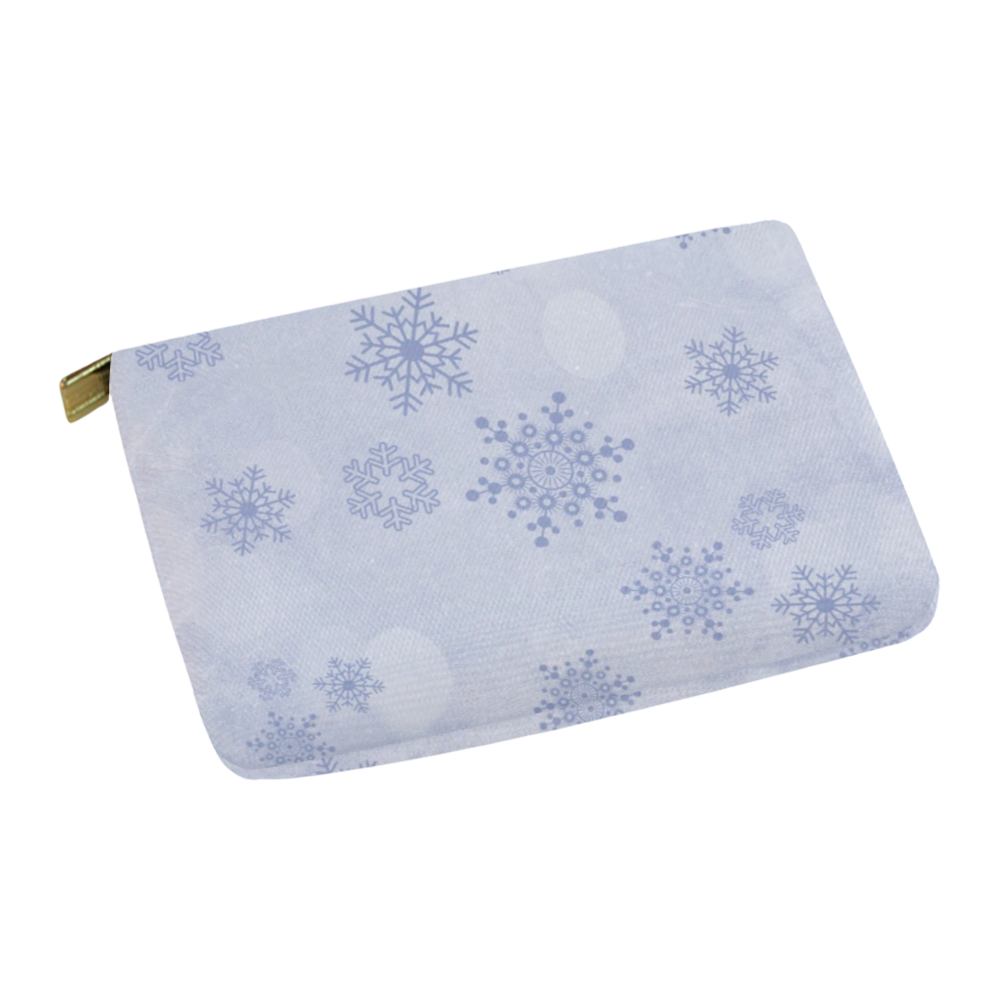 Winter bokeh, light blue Carry-All Pouch 12.5''x8.5''