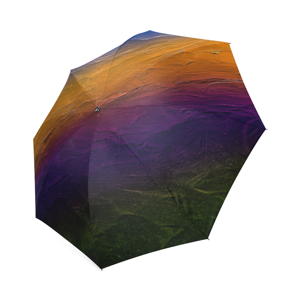 Beautiful Gradient Painters Palette Foldable Umbrella (Model U01)