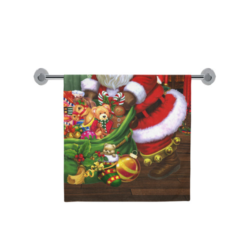 Santa Claus brings the gifts to you Bath Towel 30"x56"