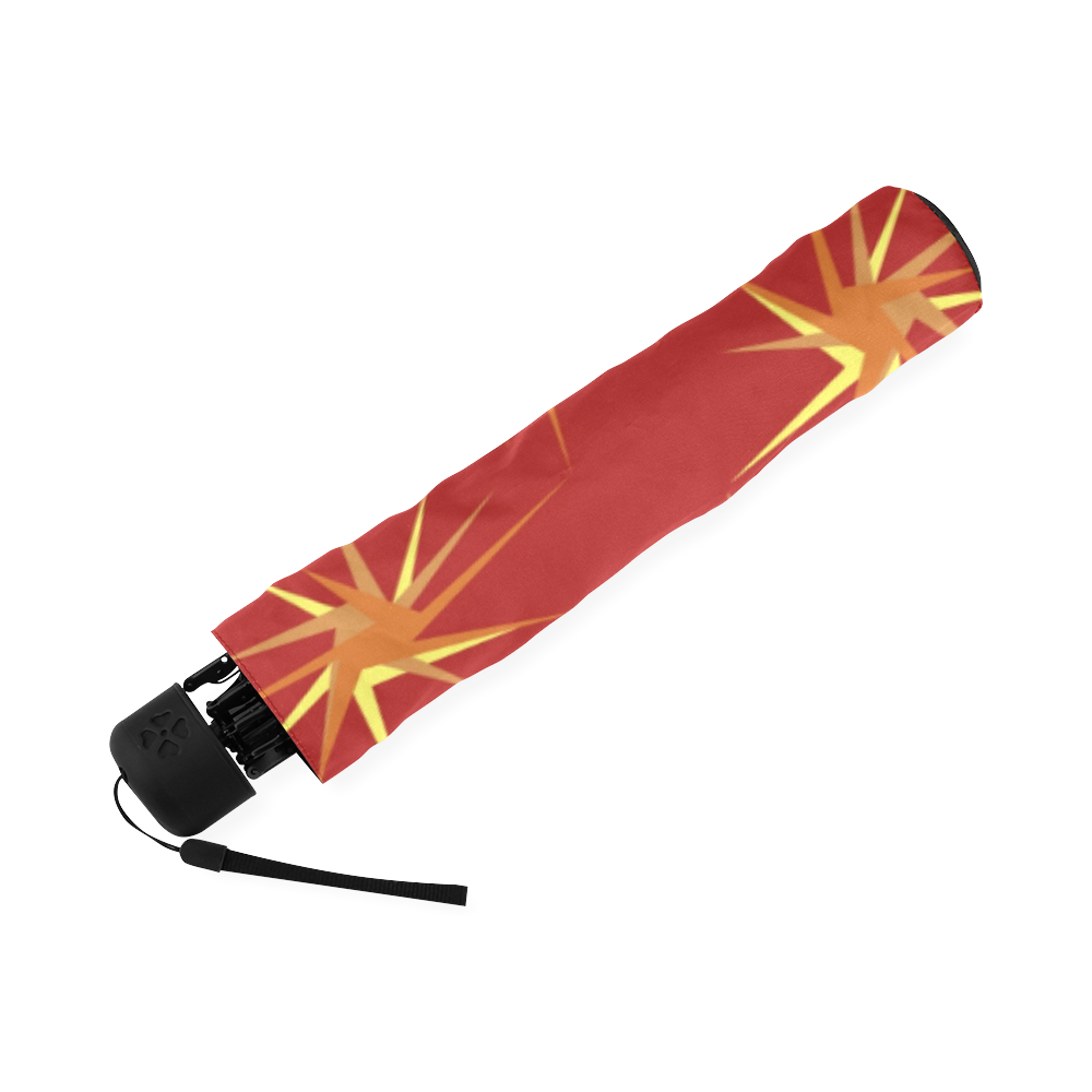 RED SPARKLES Foldable Umbrella (Model U01)