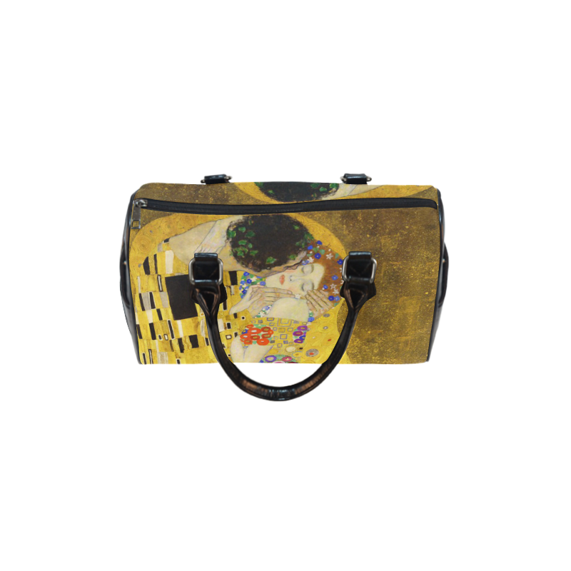 The Kiss Gustav Klimt Fine Art Boston Handbag (Model 1621)