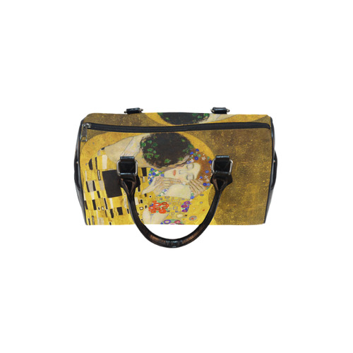 The Kiss Gustav Klimt Fine Art Boston Handbag (Model 1621)