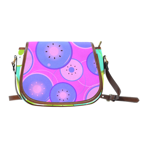 Kiwi authentic Designers bag available : pink and wild green edition 2016 / New in shop Saddle Bag/Large (Model 1649)