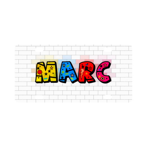 Marc Name Plate by Popart Lover Classic License Plate