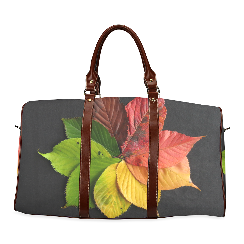 Autumn Leaves Waterproof Travel Bag/Small (Model 1639)