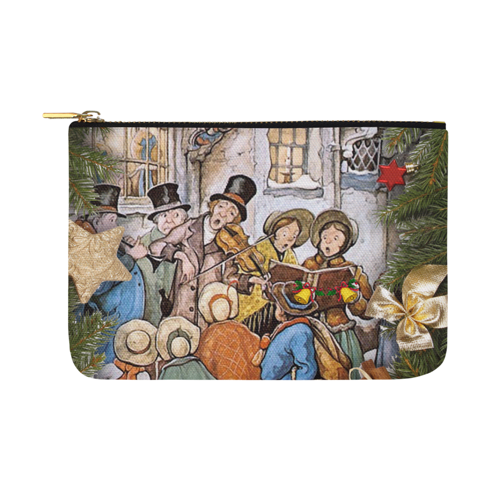 Anton Pieck carol singers Carry-All Pouch 12.5''x8.5''