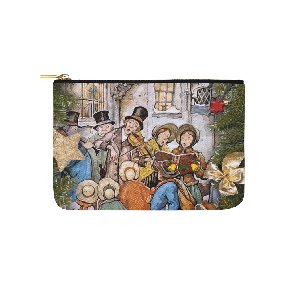 Anton Pieck carol singers Carry-All Pouch 9.5''x6''