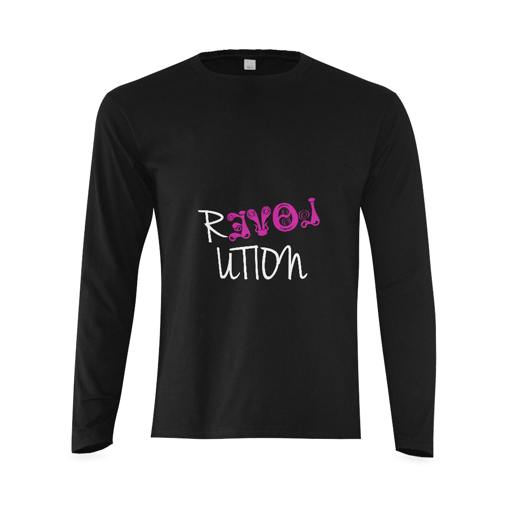 revolution Sunny Men's T-shirt (long-sleeve) (Model T08)